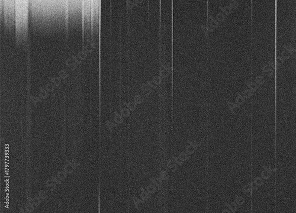 Fototapeta Photocopies of a black and white sheet of paper with a background or texture with grain and noise illustration