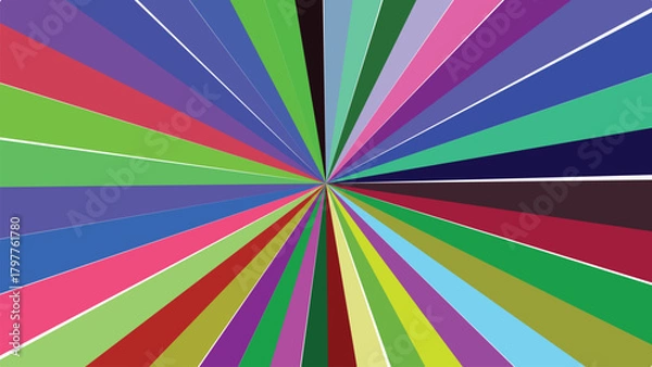 Obraz Colorful Abstract Radiating Lines Pattern Background for Graphic Design Projects