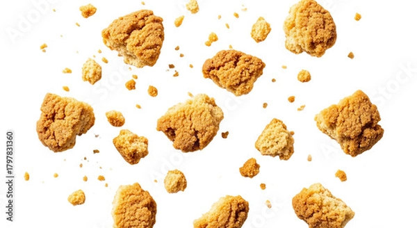 Obraz Scattered cookie crumbs