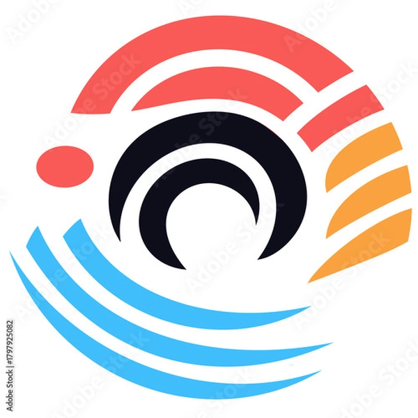 Obraz abstract logo design