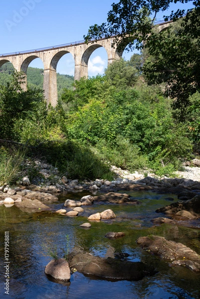 Obraz viaduc de chamborigaud