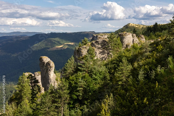 Obraz Rochers du causse méjean