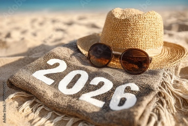 Obraz relaxing summer setup for 2026