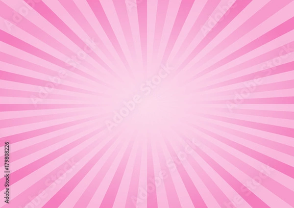 Obraz Abstract soft Pink rays background. Vector