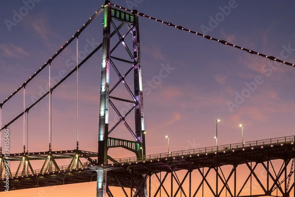 Obraz Florianópolis Santa Catarina Brasil florianopolis bridge at sunset