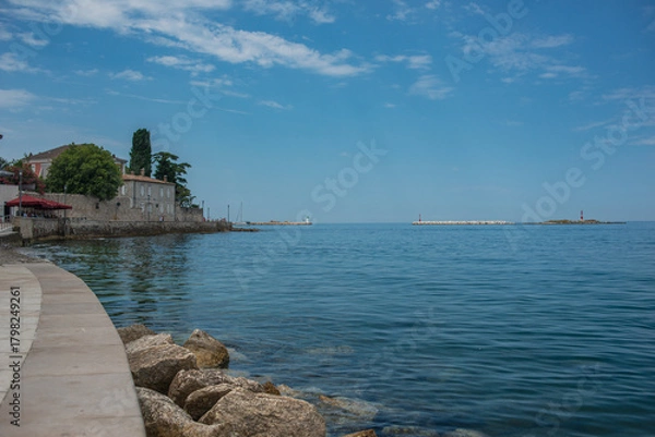 Obraz Seaside promenade and harbor