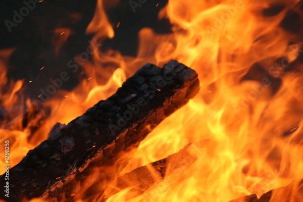 Fototapeta sparks flying