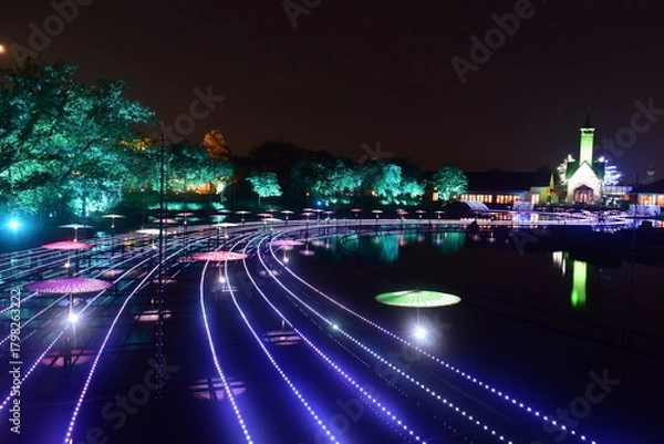 Obraz 三重　三重県　イルミネーション　イルミ　なばなの里