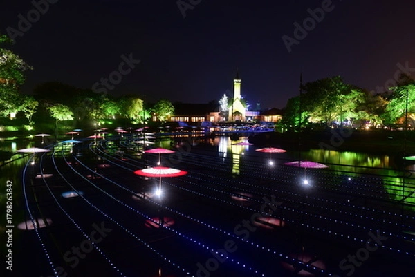 Obraz 三重　三重県　イルミネーション　イルミ　なばなの里