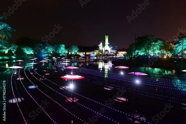 Obraz 三重　三重県　イルミネーション　イルミ　なばなの里