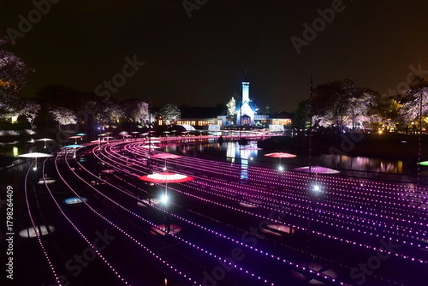 Obraz 三重　三重県　イルミネーション　イルミ　なばなの里