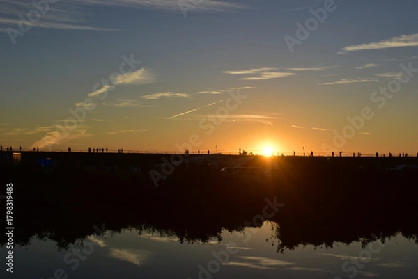 Obraz 佐賀　佐賀バルーンフェスタ　朝日