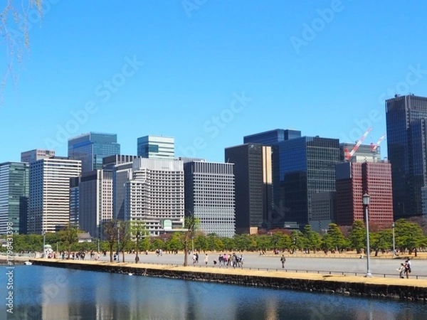 Fototapeta 東京のビル群