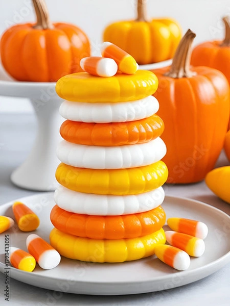 Fototapeta Candy corn stack