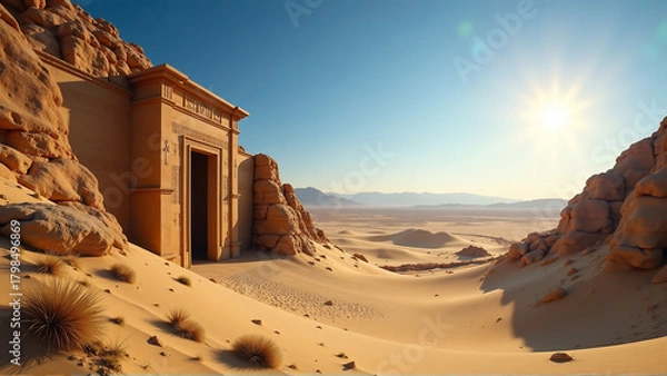 Fototapeta Ancient Desert Ruins