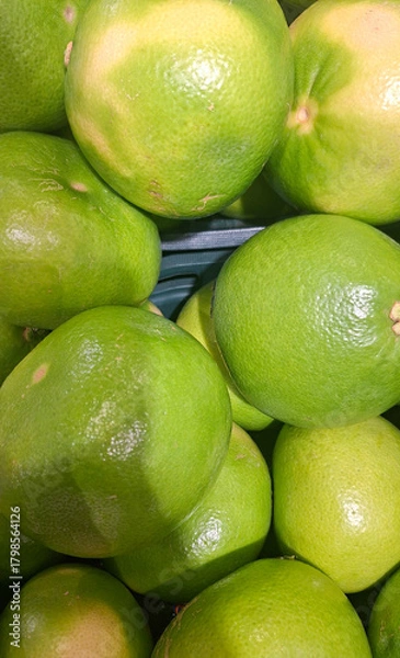 Obraz limes and  lime 과일 초록색 