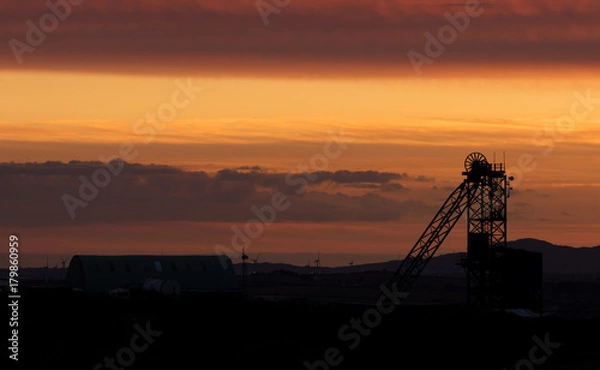 Obraz Industrial Silhouette