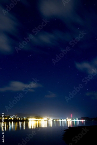 Obraz Starlit Caernarfon