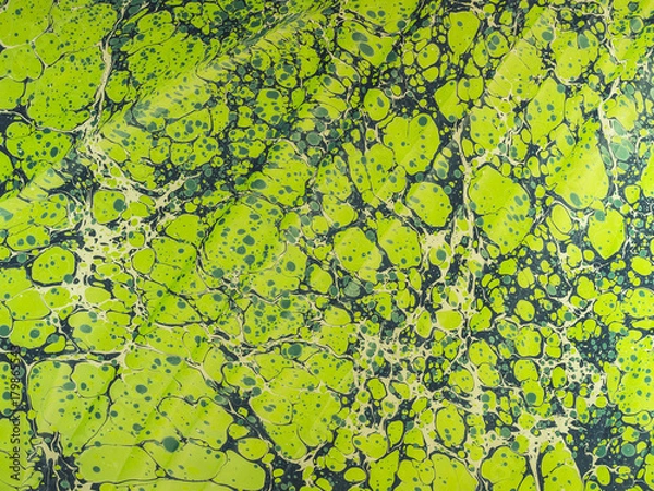 Fototapeta Marbled paper background.