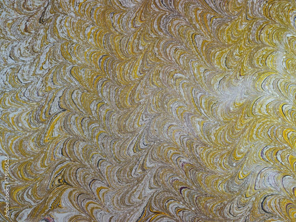 Fototapeta Marbled paper background.