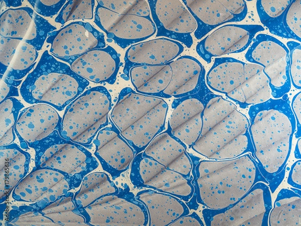 Fototapeta Marbled paper background.