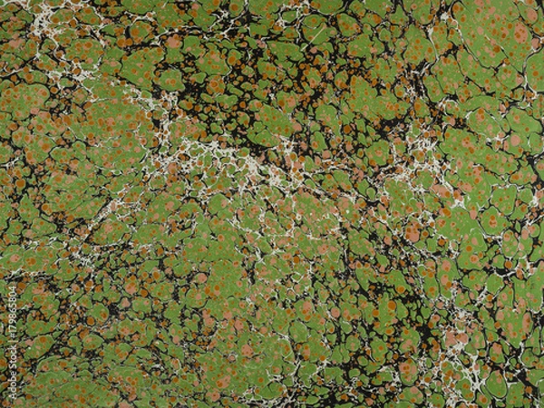 Fototapeta Marbled paper background.