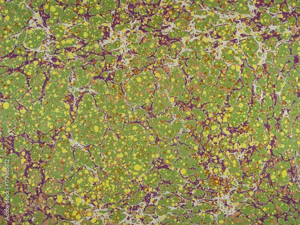 Fototapeta Marbled paper background.