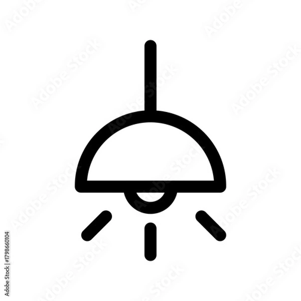 Obraz Hanging Lamp / Light Fixture