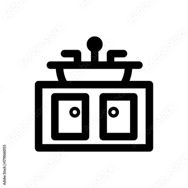 Obraz Stove & Kitchen Cabinet