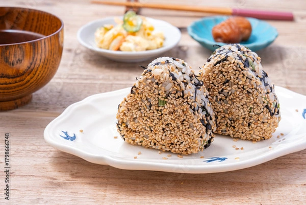 Obraz 美味しい　おにぎり