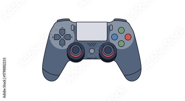 Fototapeta Immerse yourself in thrilling digital worlds with this modern gaming controller, designed for ultimate control and epic victory.