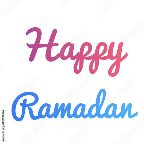 Obraz vector illustration of a happy ramadan card