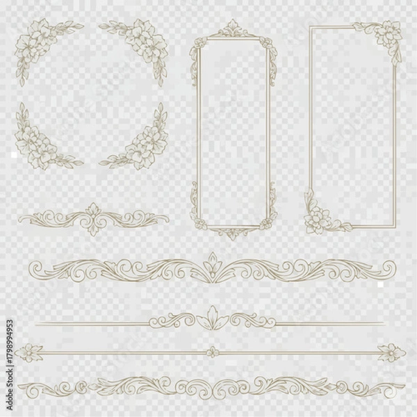 Obraz 高級感ある枠や装飾のセット