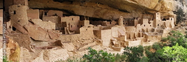 Obraz cliff palace ruins at mesa verde