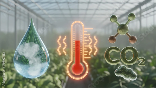 Fototapeta Greenhouse Effect