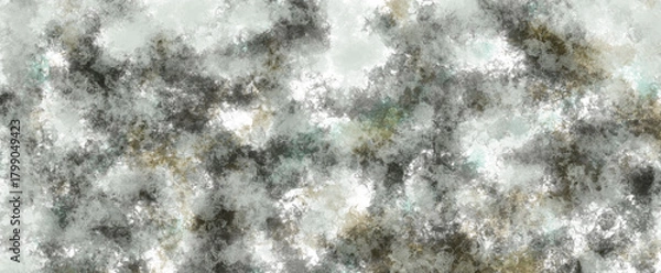 Obraz 抽象的　水墨画　背景素材