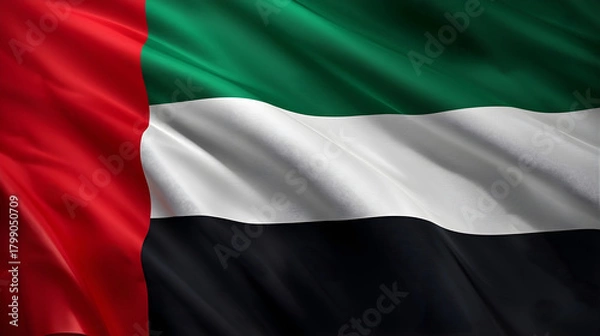 Fototapeta UAE Flag Waving