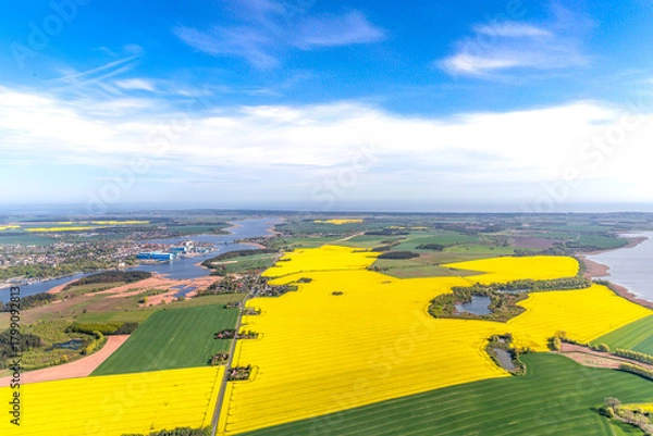 Obraz luftbilder rügen usedom darß