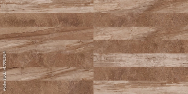 Fototapeta uniformly textured surface composed of numerous parallel, abstract red wooden slats arranged vertically, creating a clean and simple pattern with subtle variations in tone and shadow