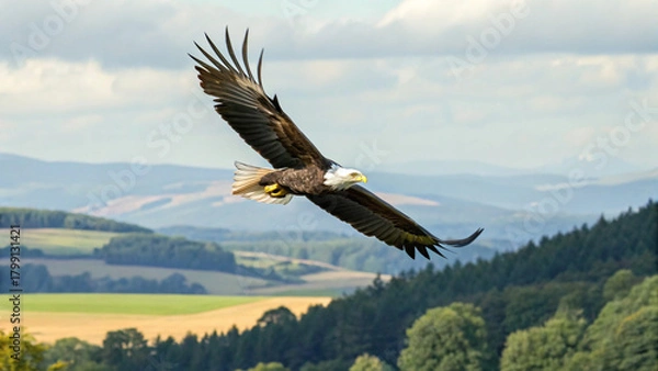 Obraz eagle in flight