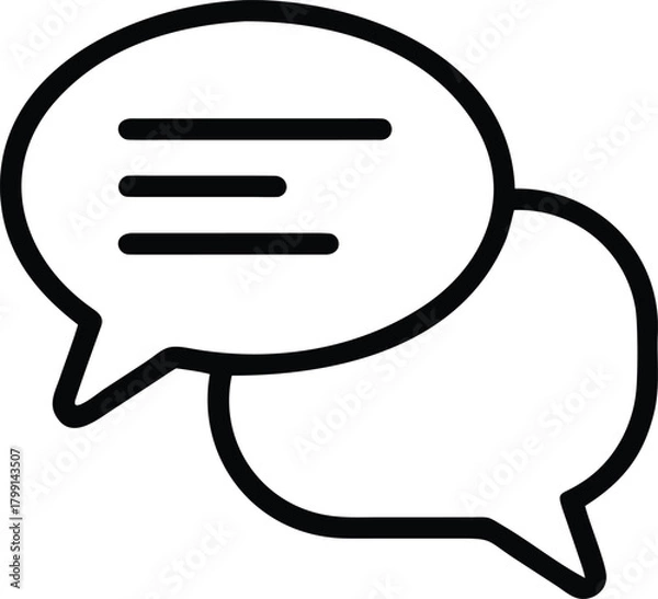 Fototapeta chat-bubble-icon vector