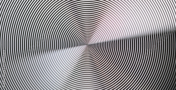 Fototapeta Brushed metal texture. Circular pattern