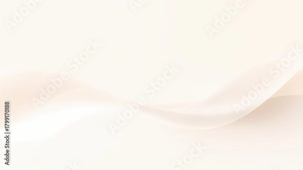 Obraz 穏やかなクリーム色とホワイトが織りなす抽象背景