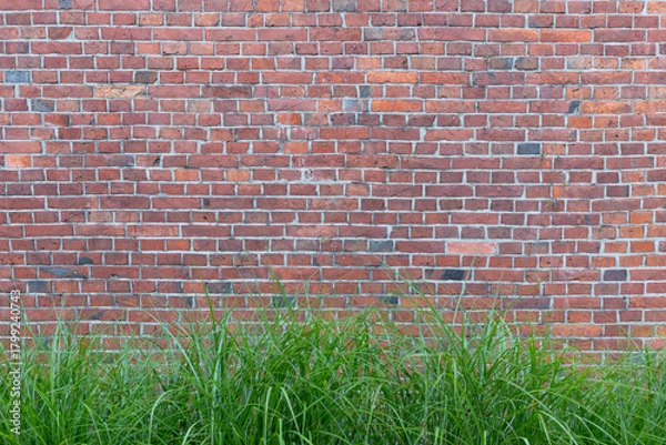 Obraz Background of old brick wall pattern texture.