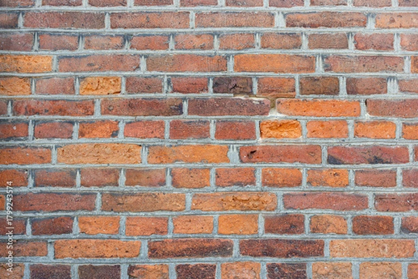 Obraz Background of old brick wall pattern texture.