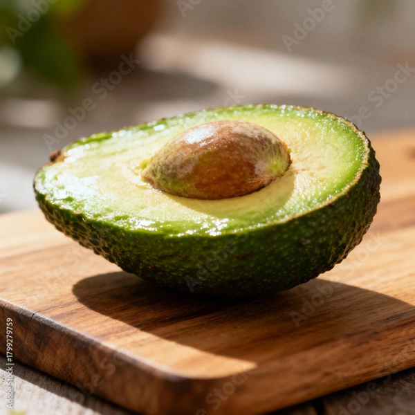 Obraz avocado on a wooden table
