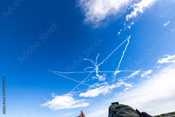 Fototapeta ブルーインパルス航空ショー