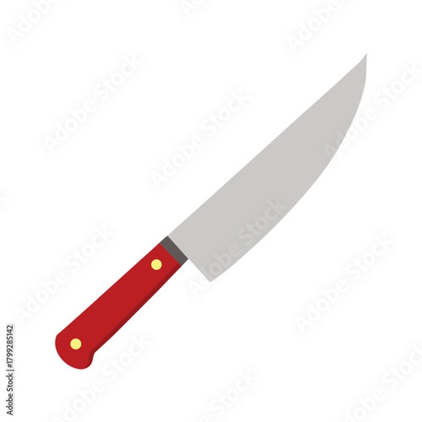 Obraz kitchen knife vector illustration