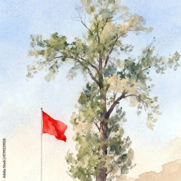 Fototapeta japanese maple tree in japan