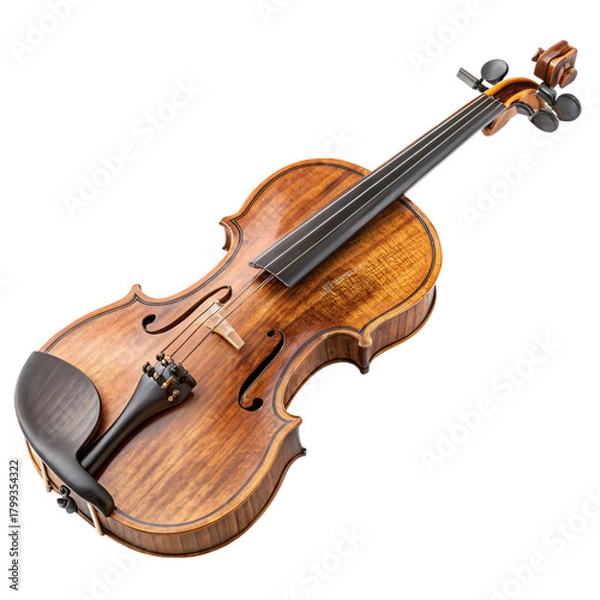 Fototapeta violin isolated on transparent background